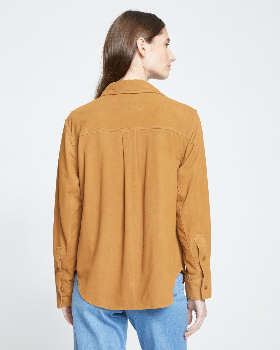 Suede Greenwich Jacket - Burnt Ochre Zoom image 3