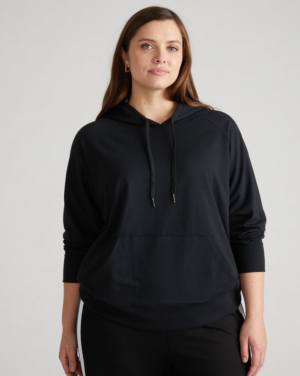 Super Soft Terry Hoodie - Black Zoom image 0