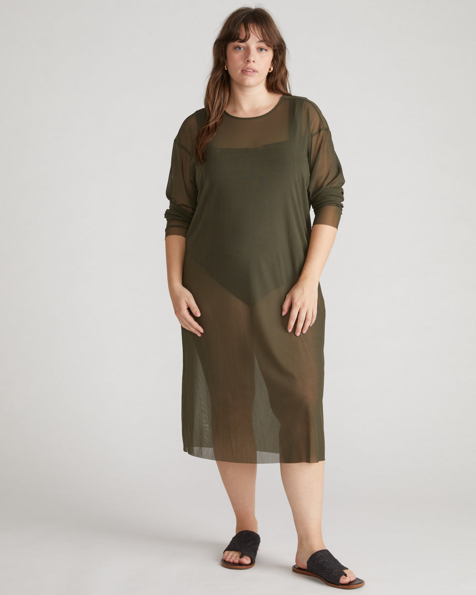 Thames Fog Dress - Nori Zoom image 0