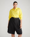 Cooling Stretch Cupro Artist Shirt - Yellow thumbnail 1