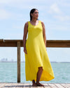 Athena Divine Jersey Dress - Yellow thumbnail 0