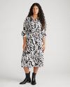 Cooling Stretch Cupro Savannah Dress - Modern Zebra thumbnail 4