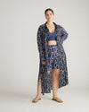 Nailah Button Down Tunic - Blue Shibori Print thumbnail 0