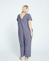 UltimateS Jemma V Neck Jumpsuit - Blue Haze thumbnail 2