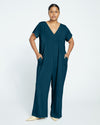 UltimateS Jemma V Neck Jumpsuit - Deep Sea thumbnail 0