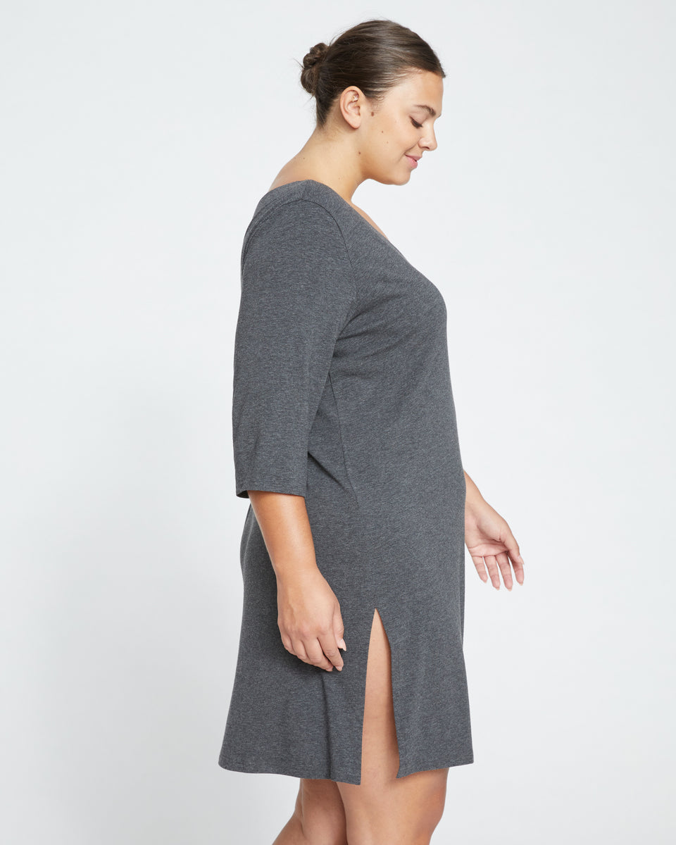 UltimateS Aubrey Sleep Dress - Heather Charcoal Zoom image 2