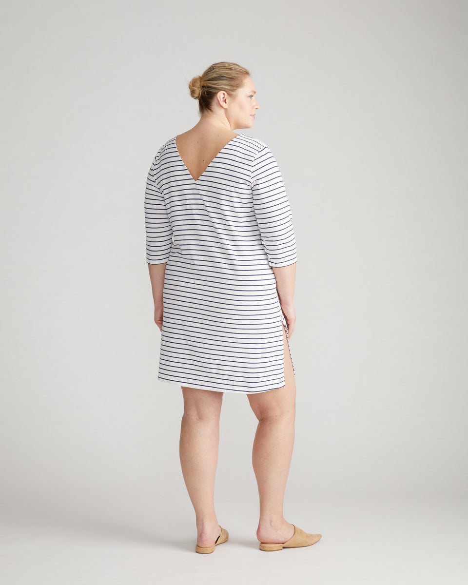 UltimateS Aubrey Sleep Dress - Navy/White Zoom image 3