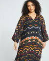 Playa Voile Kaftan - Midnight Ikat thumbnail 1