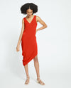 Iconic Cooling Cupro Geneva V Tank Dress - Lipstick thumbnail 1