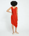 Iconic Cooling Cupro Geneva V Tank Dress - Lipstick thumbnail 4