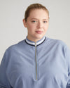 Peachy Terry Half Zip Pullover - Pressed Pansy thumbnail 0