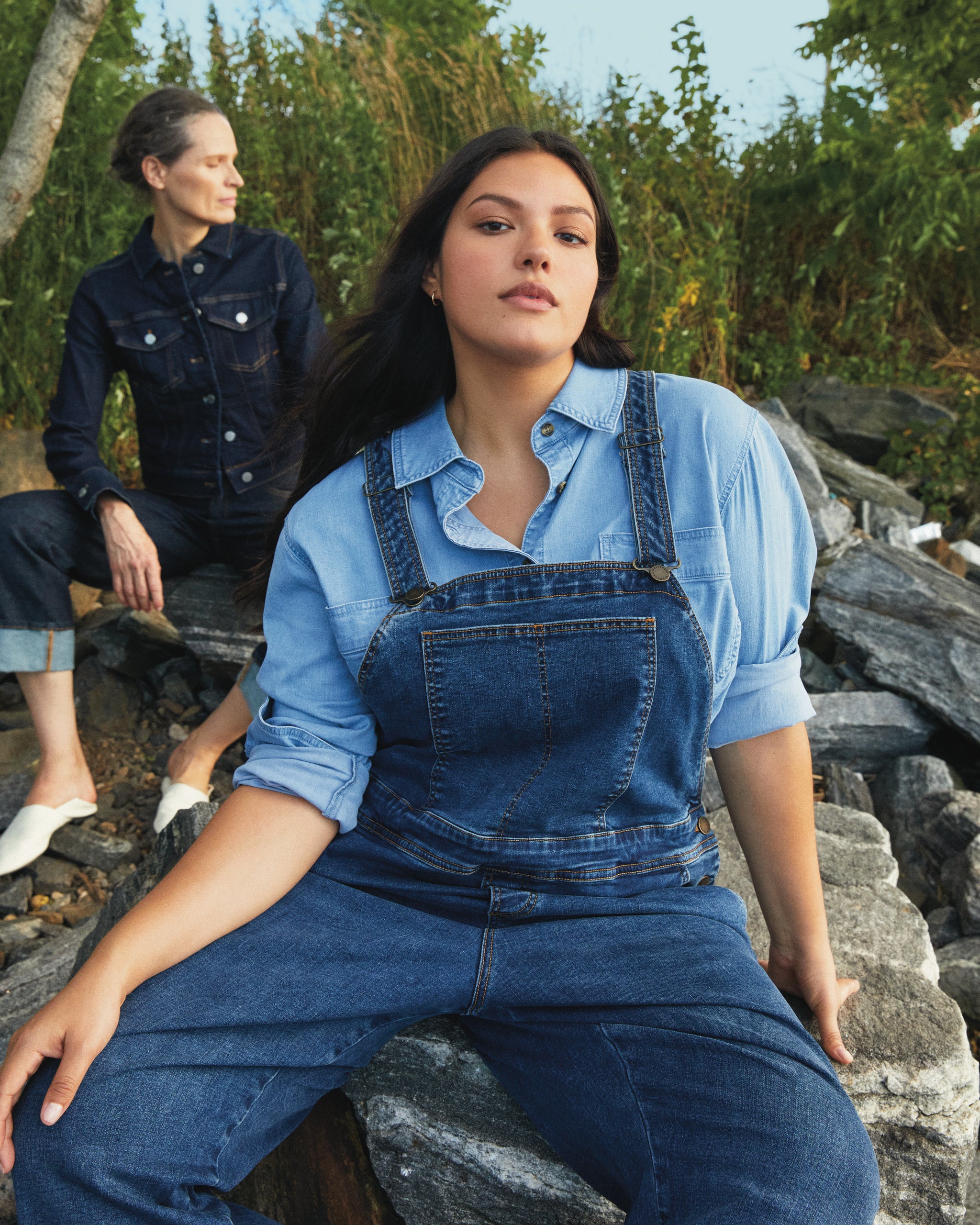 Casey Classic Denim Overalls - True Blue Zoom image 0