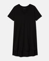 Tesino Washed Jersey Dress - Black thumbnail 1