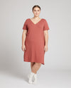 Aubrey V Neck Sleep Dress - Terracotta thumbnail 0