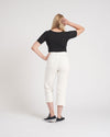 Bae Boyfriend Crop Jeans - White thumbnail 4