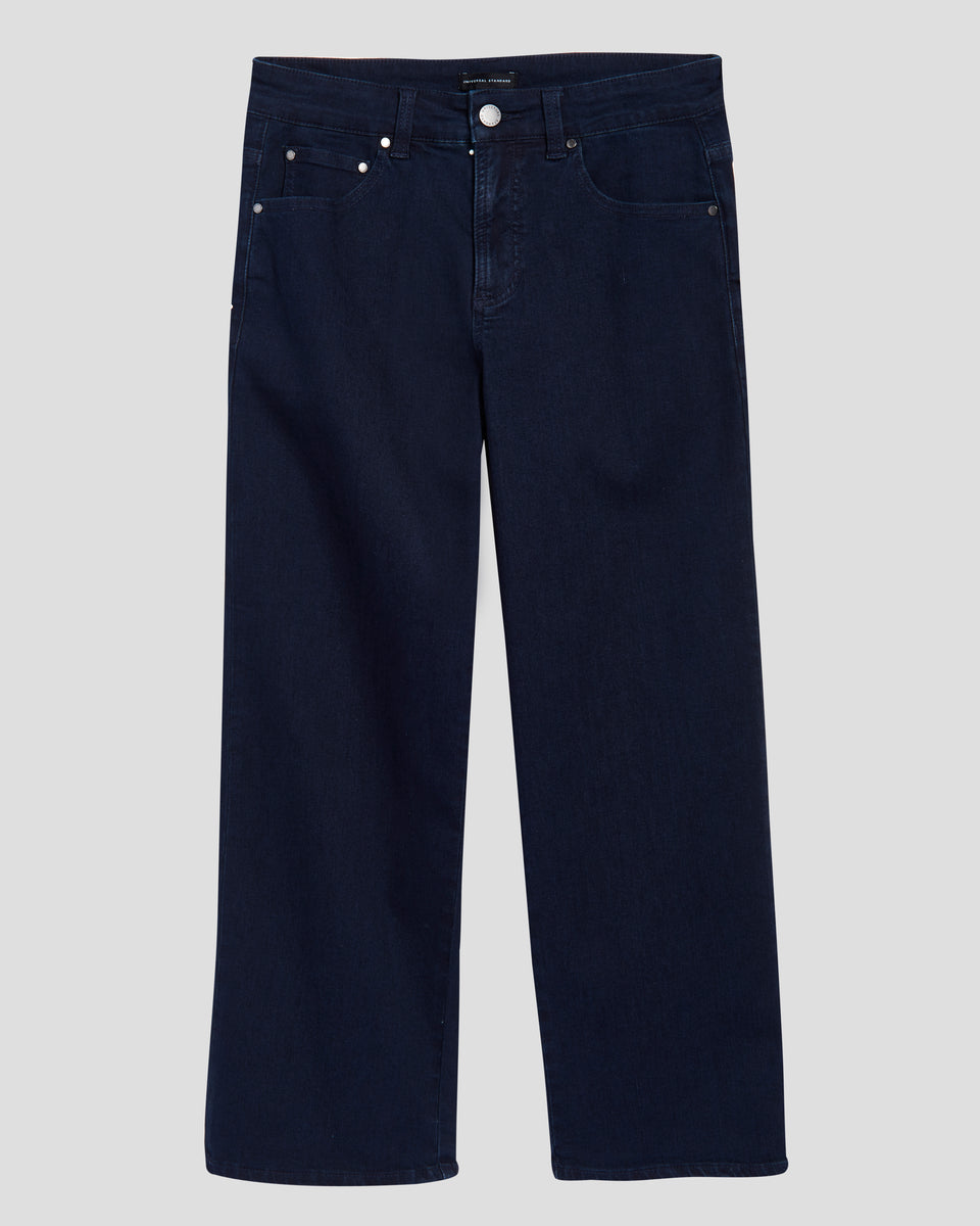 Bae Boyfriend Crop Jeans - Dark Indigo Zoom image 2