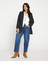 Lou High Rise Barrel Leg Jeans - Union City Blue thumbnail 0