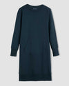 Classic Light Terry Sweatshirt Dress - Deep Sea thumbnail 2