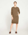 Classic Light Terry Sweatshirt Dress - Crocodile thumbnail 1