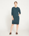 Classic Light Terry Sweatshirt Dress - Deep Sea thumbnail 0