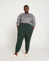 Bridget Luxe Fine Terry Jogger - Forest Green thumbnail 1