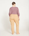 All Day Cuffed Cigarette Pants - Cafe Au Lait thumbnail 4