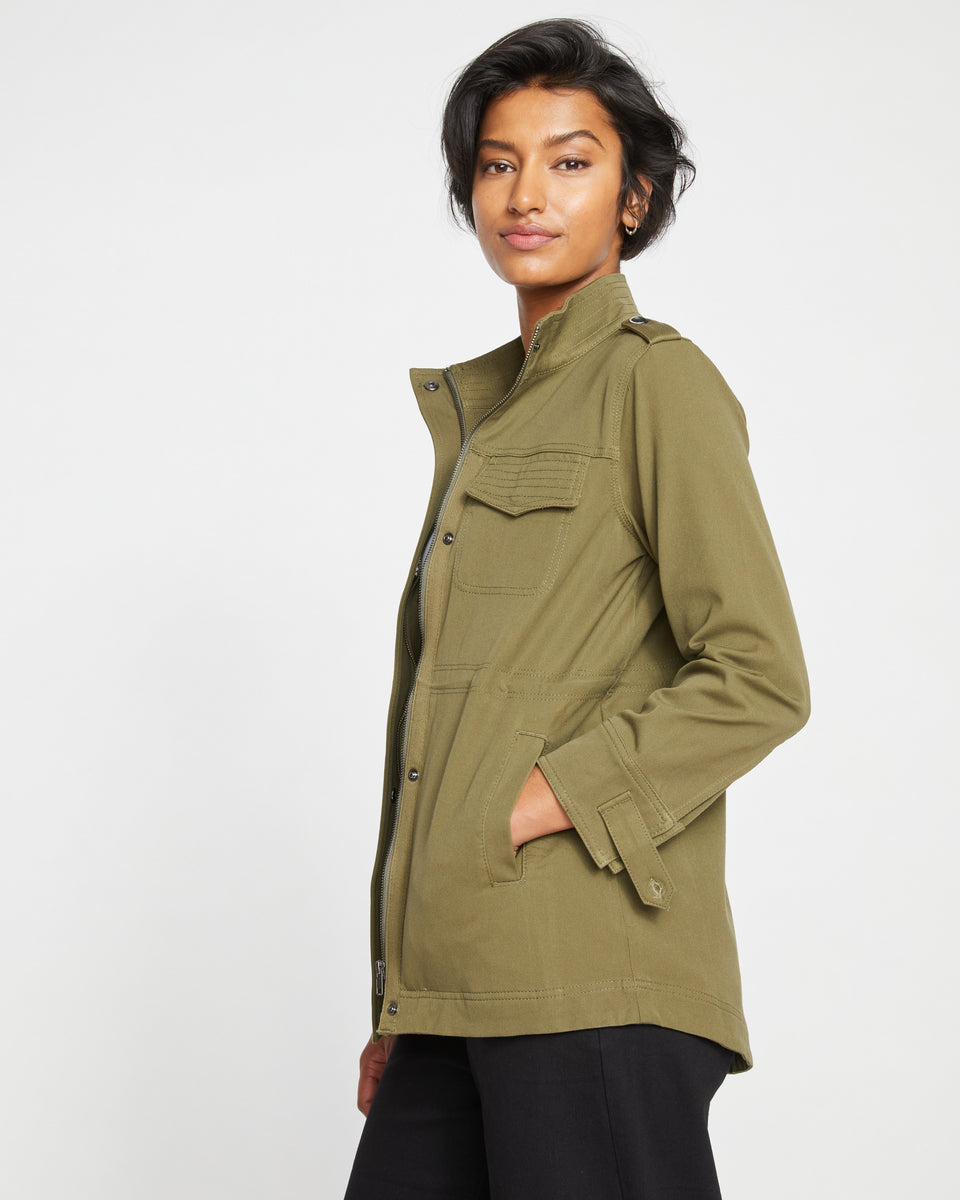 Vineyard Stretch Twill Jacket - Ivy Zoom image 2