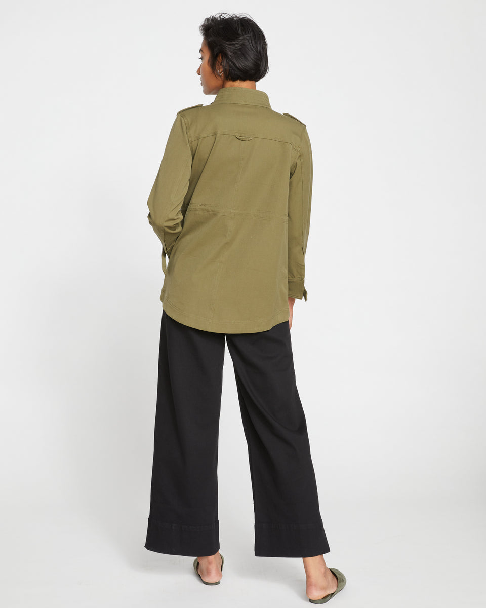 Vineyard Stretch Twill Jacket - Ivy Zoom image 3