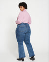 Farrah High Rise Flared Jeans - Vintage True Blue thumbnail 4