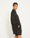 Dawn Linen Hi Low Tunic - Black thumbnail 3