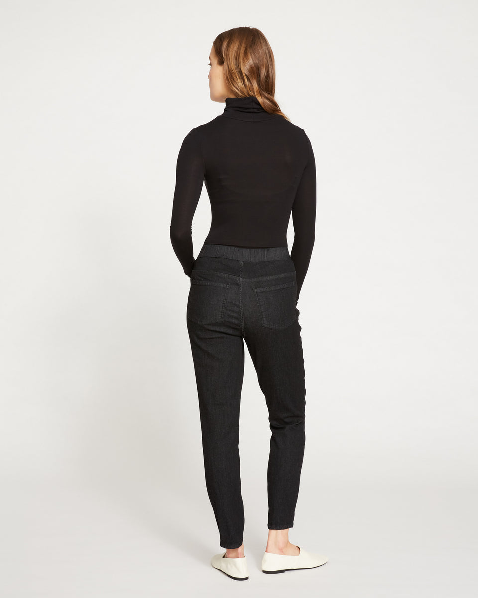 ComfortDenim Dont Call Them Jeggings - Black Zoom image 5