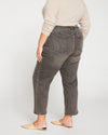 Donna High Rise Curve Straight Leg Jeans 27 Inch - Stonewash Black thumbnail 2