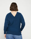 Sweater Blouse - Bleu Scolaire thumbnail 3