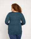 Foundation Long Sleeve Crew Neck Tee - Deep Sea thumbnail 4