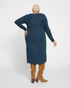 Foundation Long Sleeve Square Neck Dress - Deep Sea thumbnail 3