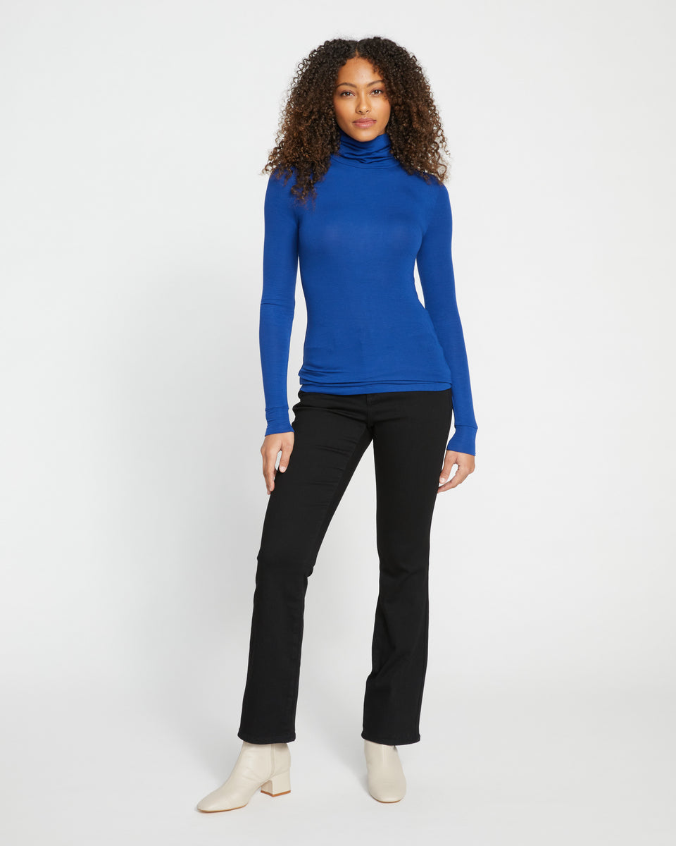 Foundation Turtleneck - Lapis Zoom image 1