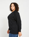 Eco Relaxed Core Sweater - Black thumbnail 2