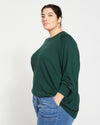Eco Relaxed Core Sweater - Heather Forest thumbnail 3