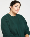 Eco Relaxed Core Sweater - Heather Forest thumbnail 2