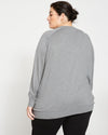 Eco Relaxed Core Sweater - Heather Slate thumbnail 3