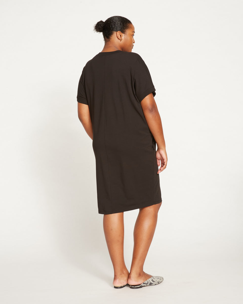 Elizabeth Easy Dress - Black Zoom image 6