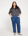 Etta High Rise Straight Leg Jeans 28 Inch - Aged Indigo thumbnail 0