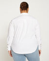 Elbe Stretch Poplin Shirt Classic Fit - White thumbnail 9
