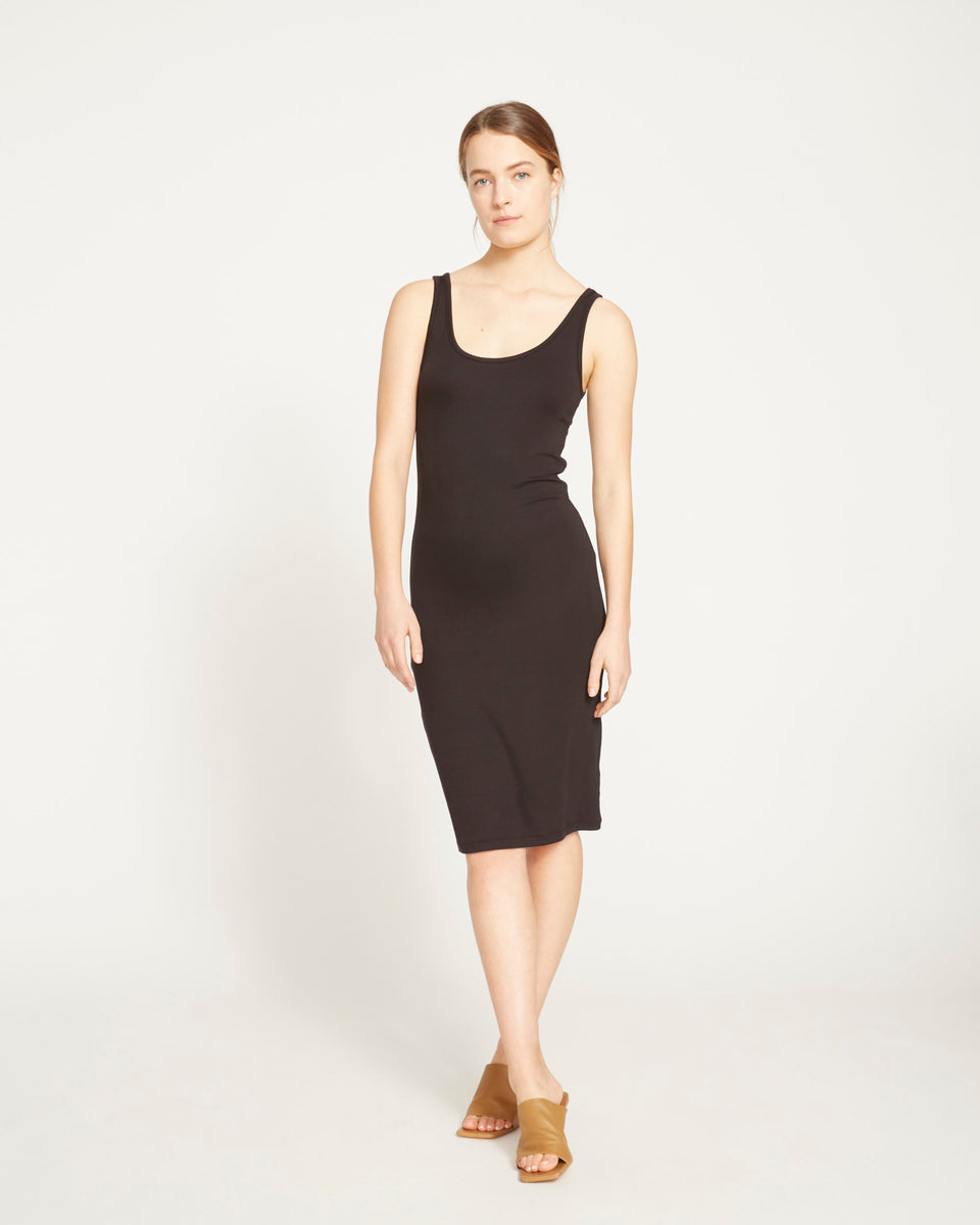 Foundation Tank Dress - Black Zoom image 2