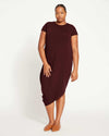 Iconic Geneva Dress - Black Cherry thumbnail 3