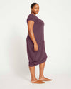 Iconic Geneva Dress - Faded Plum thumbnail 2