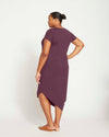 Iconic Geneva Dress - Faded Plum thumbnail 3