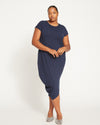 Iconic Geneva Dress - Navy thumbnail 1