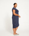 Iconic Geneva Dress - Navy thumbnail 3