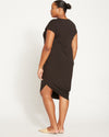 Iconic Geneva V-Neck Dress - Black thumbnail 5